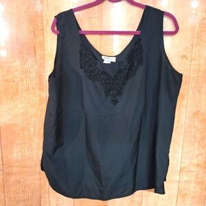JORO fashions black tank top size XXL